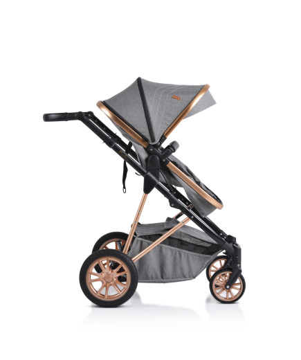 Комбинирана детска количка Midas сив