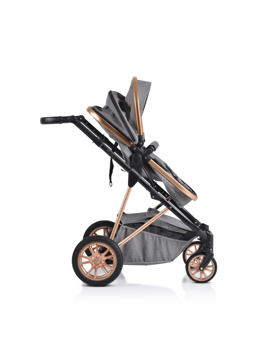 Комбинирана детска количка Midas сив