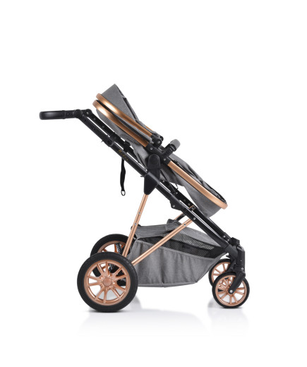 Комбинирана детска количка Midas сив