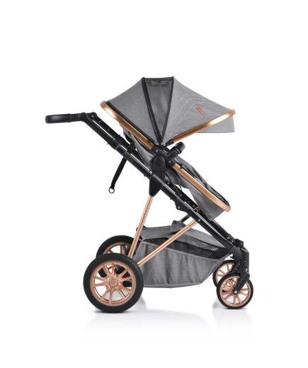 Комбинирана детска количка Midas сив