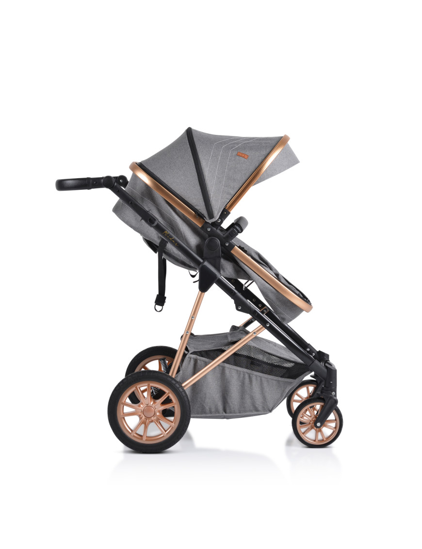 Комбинирана детска количка Midas сив