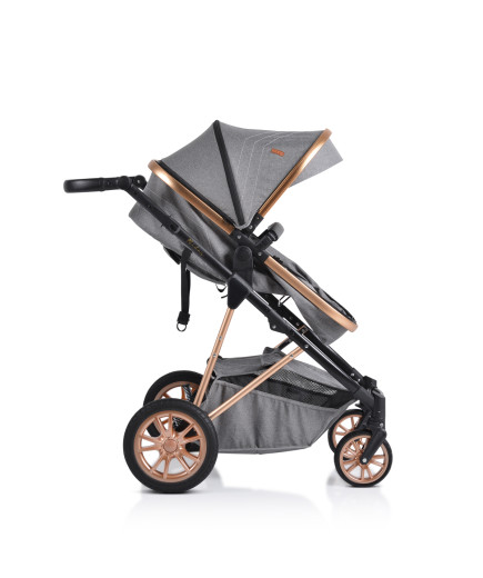 Комбинирана детска количка Midas сив