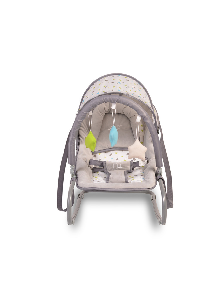 Детски шезлонг Lulu сив