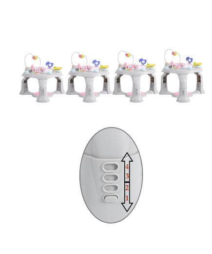 Активен център Mate розов