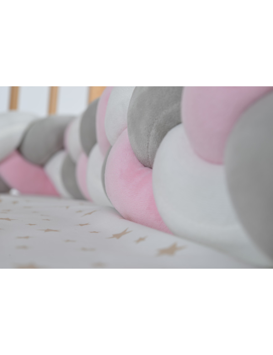 Луксозен oбиколник плитка Braidy220/13см. розов