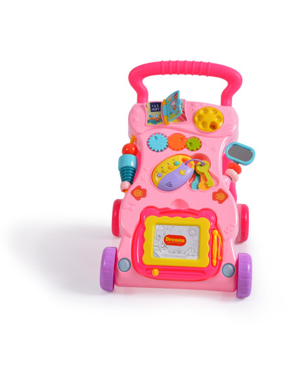 Играчка за прохождане Dreams розов