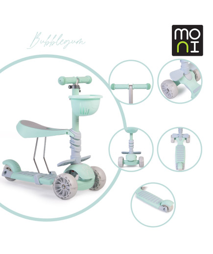 Тротинетка Bubblegum зелен