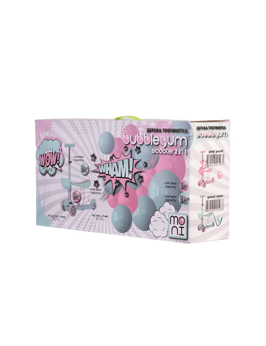 Тротинетка Bubblegum зелен