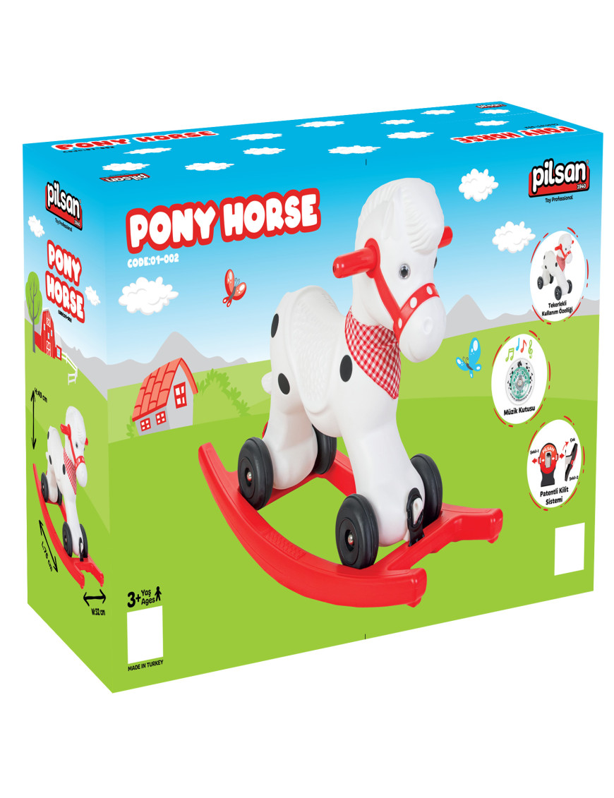 Люлка пластмасов кон 01002