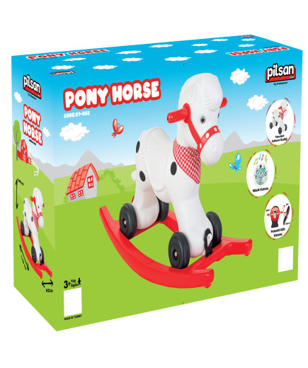 Люлка пластмасов кон 01002