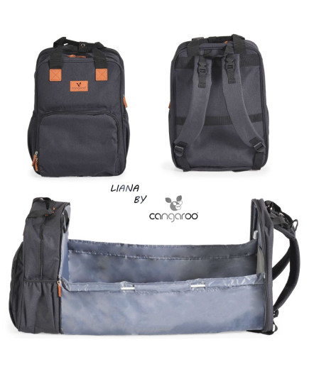 ЧАНТА - ЛЕГЛО 2В1 LIANA черен