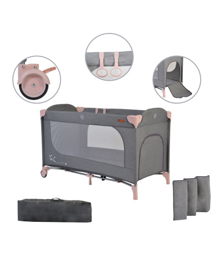 Детска кошара Skyglow 1 розов