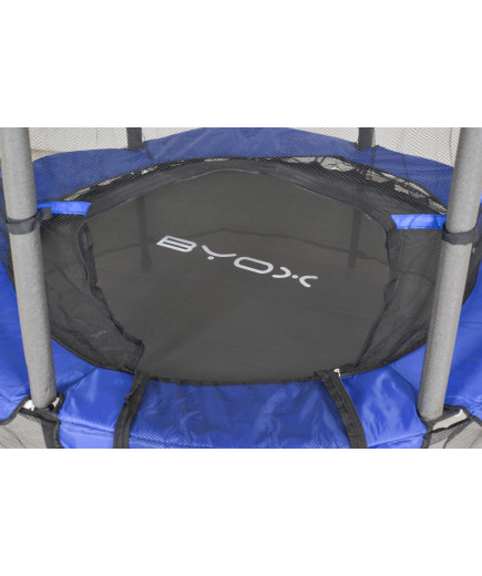Батут 140cm (4.5ft) с вътрешна мрежа син HOP