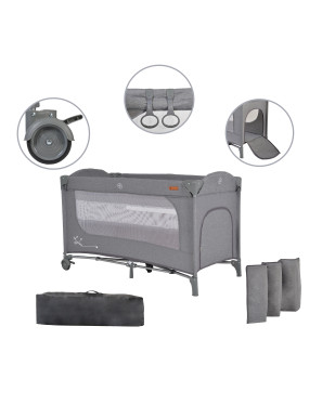 Детска кошара Skyglow 2 сив