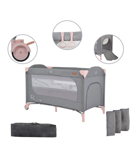 Детска кошара Skyglow 2 розов