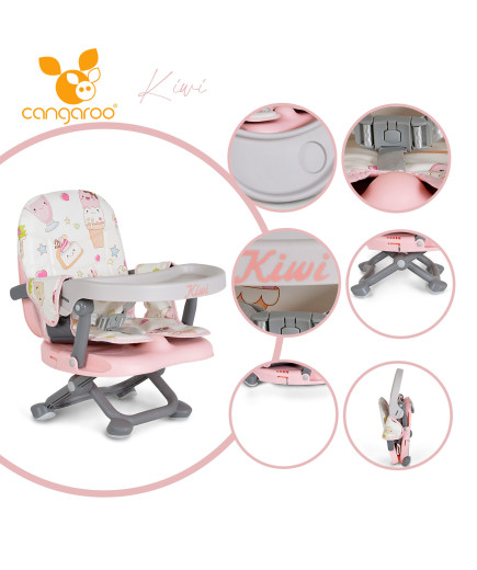 Детски повдигащ стол за хранене Kiwi-Cupcakes