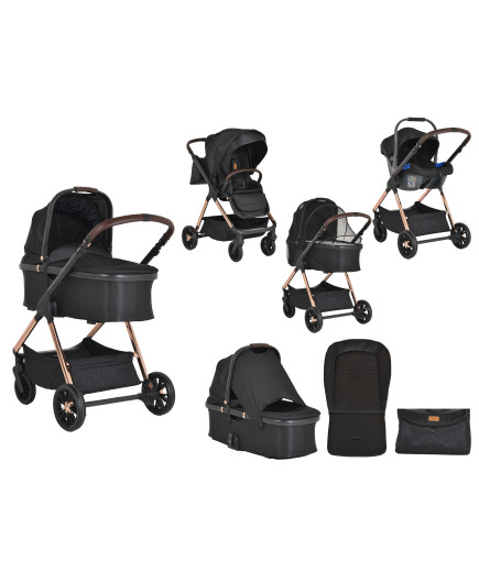 Комбинирана детска количка Empire 3в1 черен