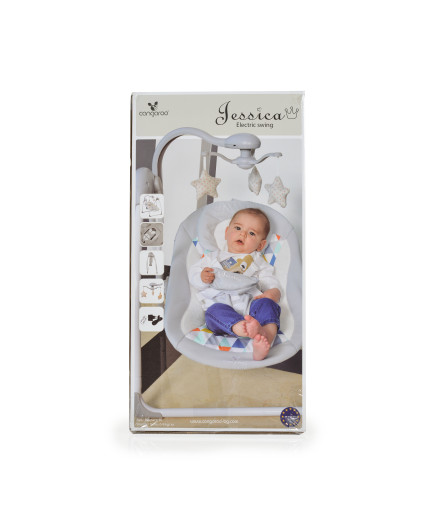 Електрическа люлка Jessica розов