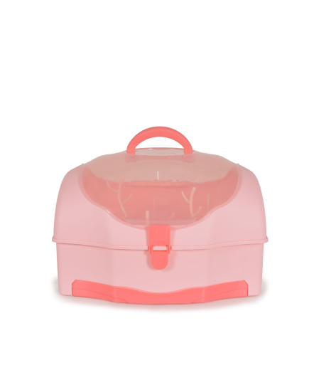 Сушилня за шишета и аксесоари Blooming розов