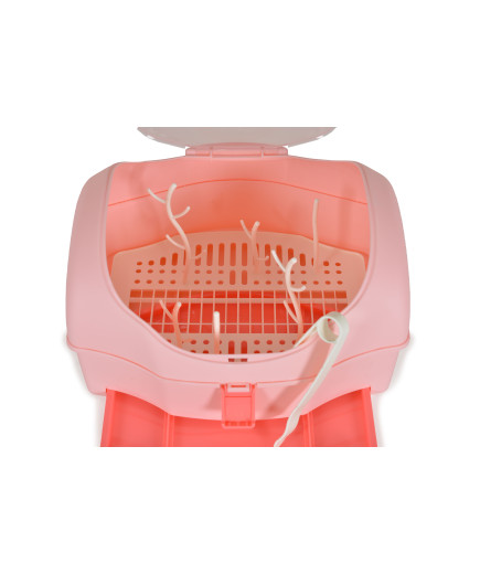 Сушилня за шишета и аксесоари Blooming розов