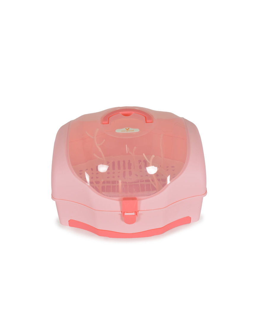 Сушилня за шишета и аксесоари Blooming розов