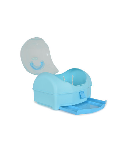 Сушилня за шишета и аксесоари Blooming син