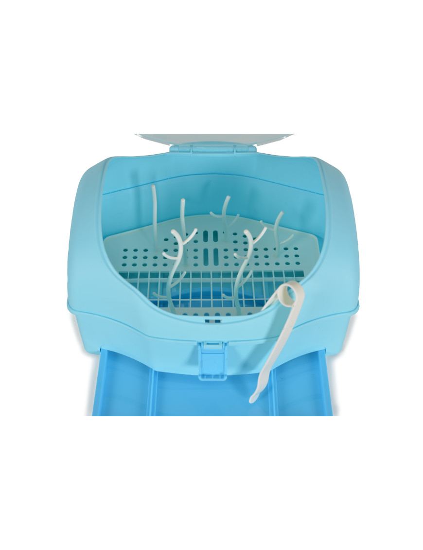 Сушилня за шишета и аксесоари Blooming син