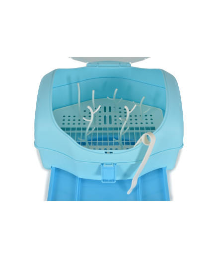 Сушилня за шишета и аксесоари Blooming син