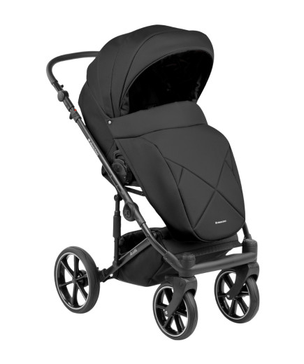 Комбинирана количка 2в1 с твърд кош Amani Black