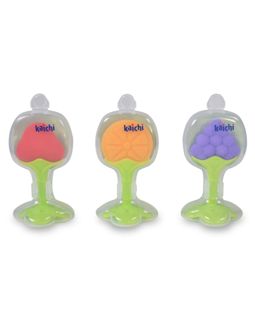 Чесалка за зъби Fruity Wood K999-510C зелен