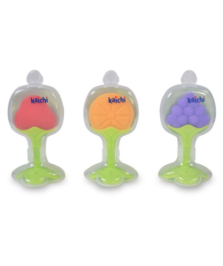 Чесалка за зъби Fruity Wood K999-510C зелен