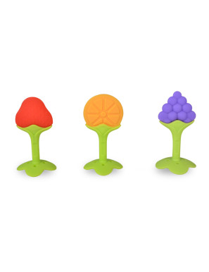 Чесалка за зъби Fruity Wood K999-510C зелен 2