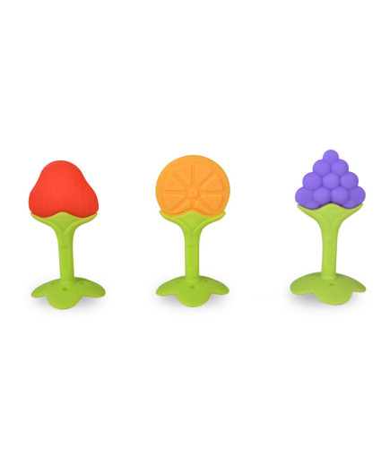 Чесалка за зъби Fruity Wood K999-510C зелен