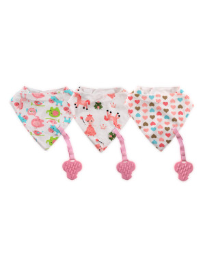 ЛИГАВНИК БАНДАНА С ГРИЗАЛКА+ДЪРЖАЧ GIRL