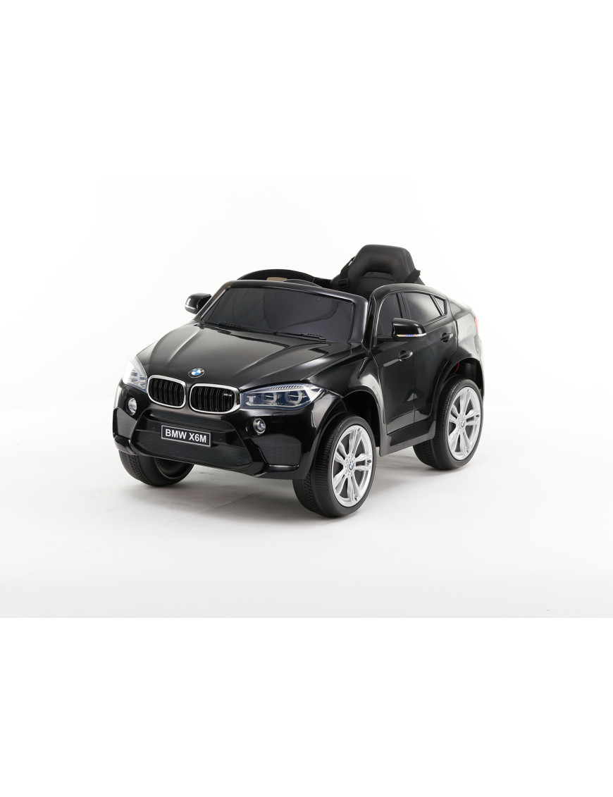 Акумулаторна кола licensed BMW X6M Black + батерии 2 бр.6V7AH