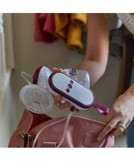 Електрическа помпа за изцеждане на кърма Tommee Tippee Made For Me в комплект с бебешко шише Closer to Nature от 150 мл и с бибе