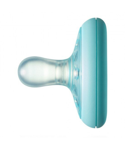 Комплект от 2 броя светещи в тъмното ортодонтични залъгалки Tommee Tippee Breast-Like със силиконов биберон, 6-18м