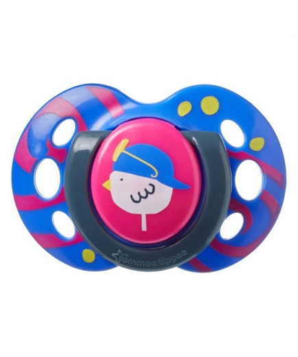 Tommee Tippee Ортодонтични залъгалки FUN STYLE, 6-18м, 2 бр./оп., Пилета 43335865