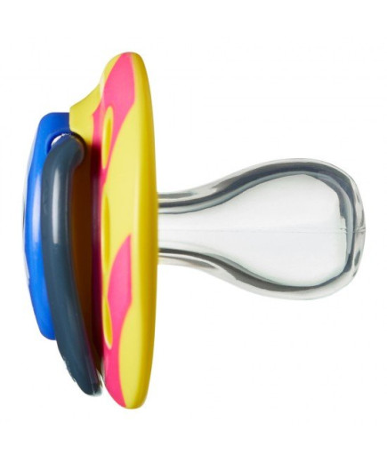 Tommee Tippee Ортодонтични залъгалки FUN STYLE, 6-18м, 2 бр./оп., Пилета 43335865