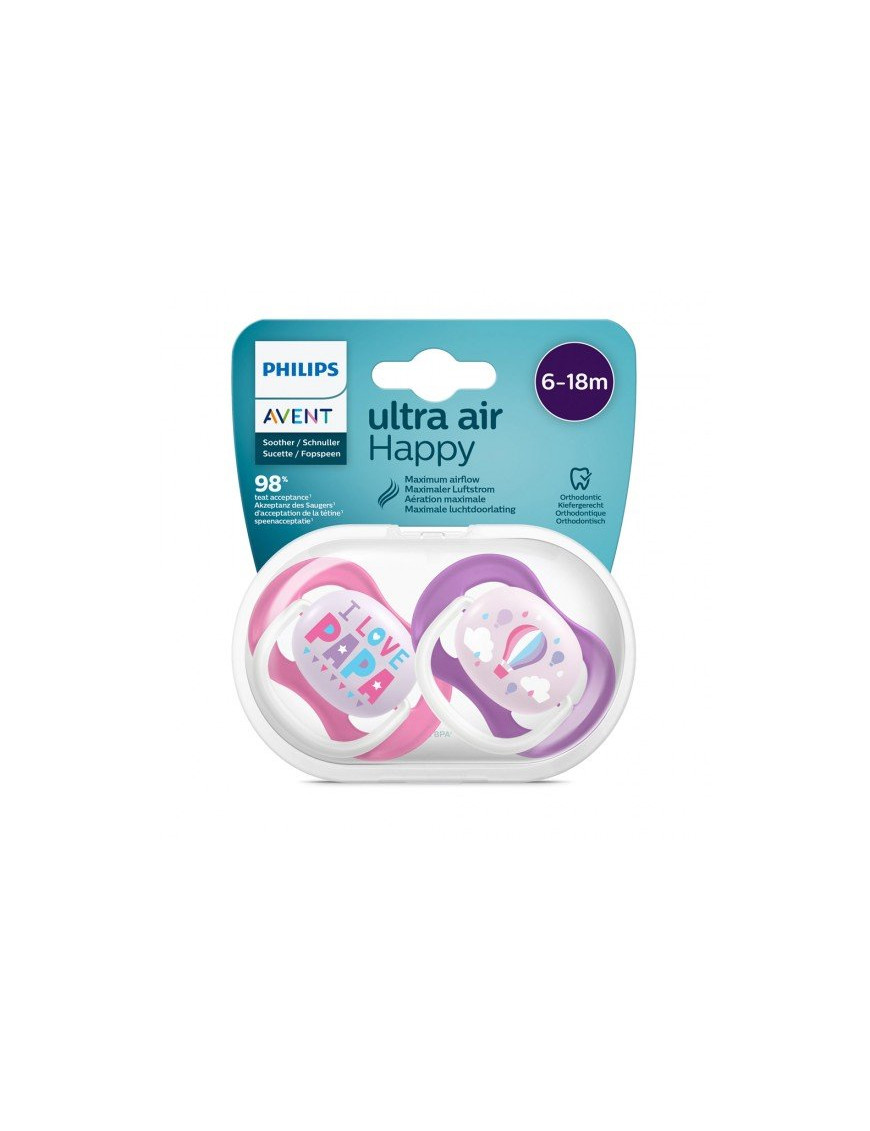 2 бр. ортодонтични залъгалки Ultra Air Happy...