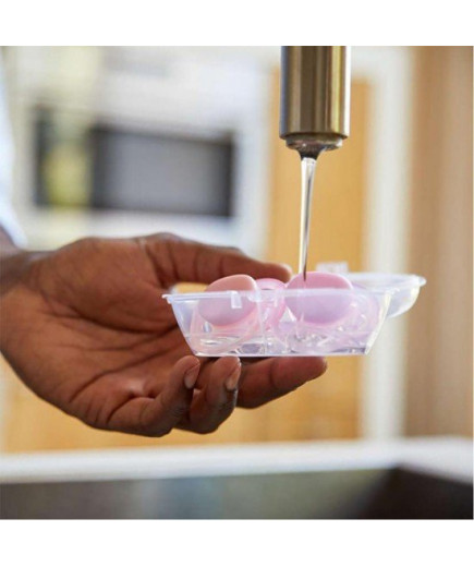 2 бр. ортодонтични залъгалки Ultra Air Happy 6-18м с декорация Лимони в кутия за стерилизиране