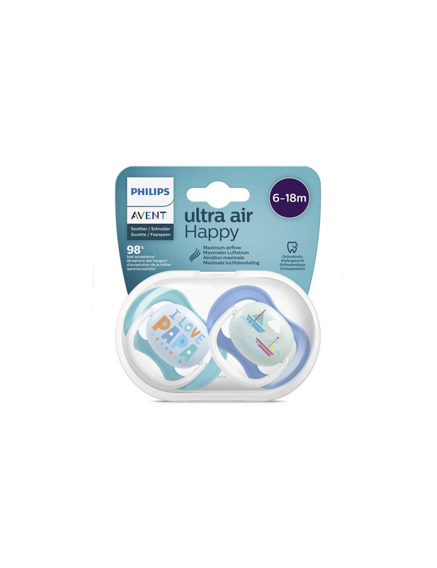 2 бр. ортодонтични залъгалки Ultra Air Happy...