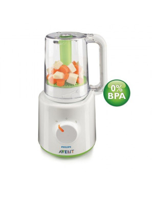 Комбиниран уред за готвене на пара и блендер Philips...