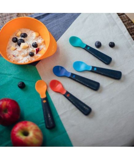 Комплект от 5 броя лъжички за самостоятелно хранене от бебето Tommee Tippee, 6м+