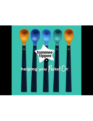 Комплект от 5 броя бебешки лъжички за захранване с мек... 2