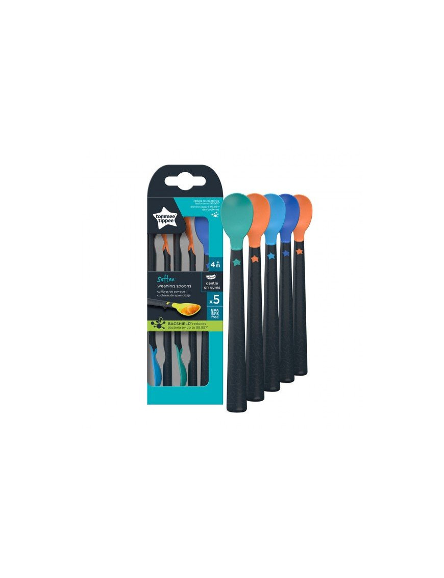 Комплект от 5 броя бебешки лъжички за...