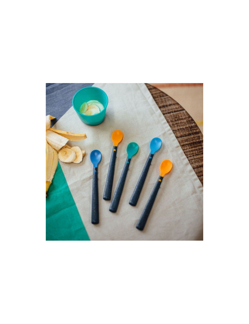 Комплект от 5 броя бебешки лъжички за...