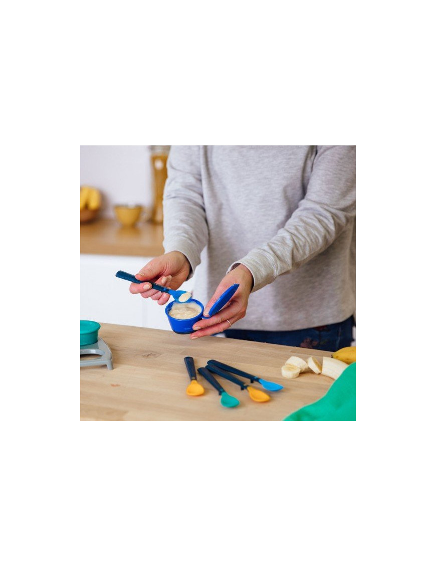 Комплект от 5 броя бебешки лъжички за...