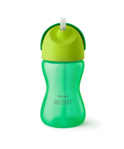 Philips AVENT Чаша със сламка 300 мл, 12м+, ЗЕЛЕНА SCF798/01