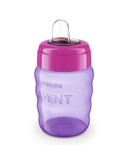 Philips AVENT Чаша за лесен преход без дръжки 9м+, 260 мл, розова SCF553/03
